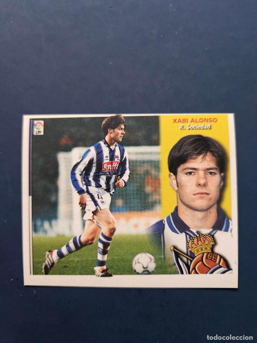 Figurine di Calcio: XABI ALONSO REAL SOCIEDAD LIGA ESTE 02 03 2002 2003 SIN PEGAR NUNCA PEGADO