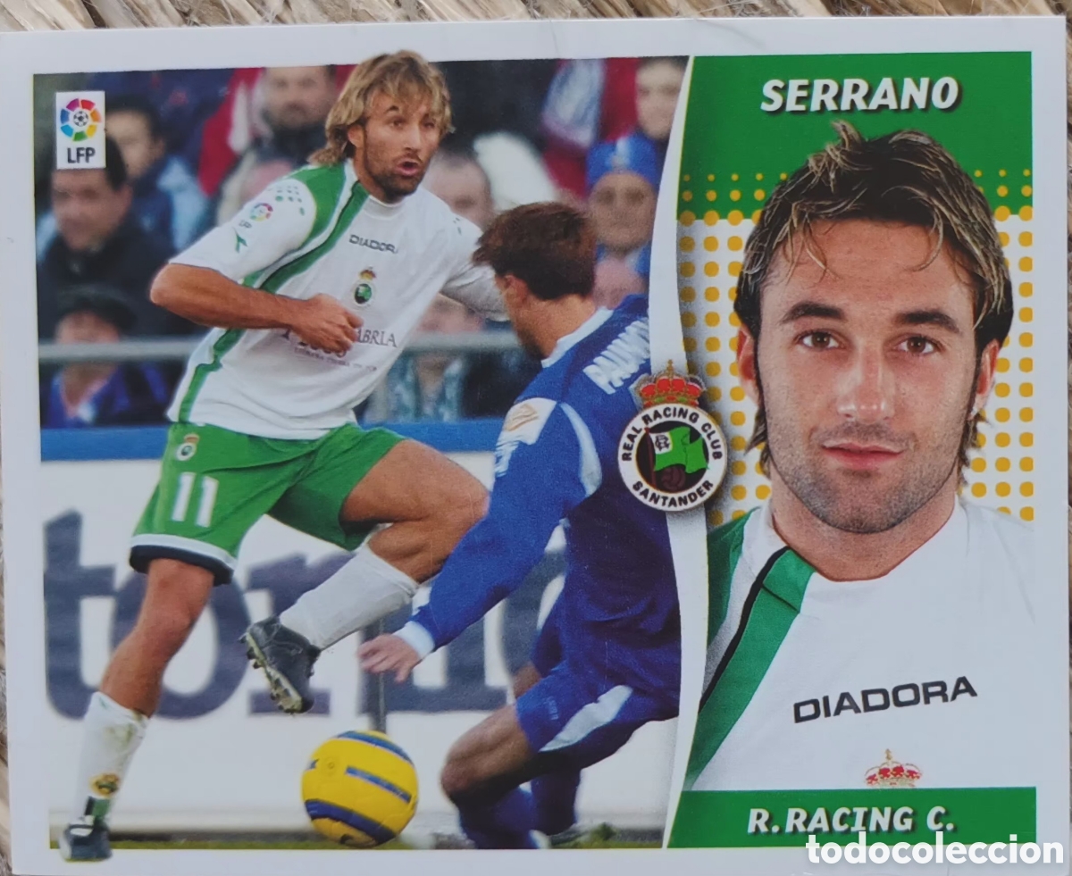 Figurine di Calcio: CROMO DE SERRANO. R. RACING CLUB DE SANTANDER