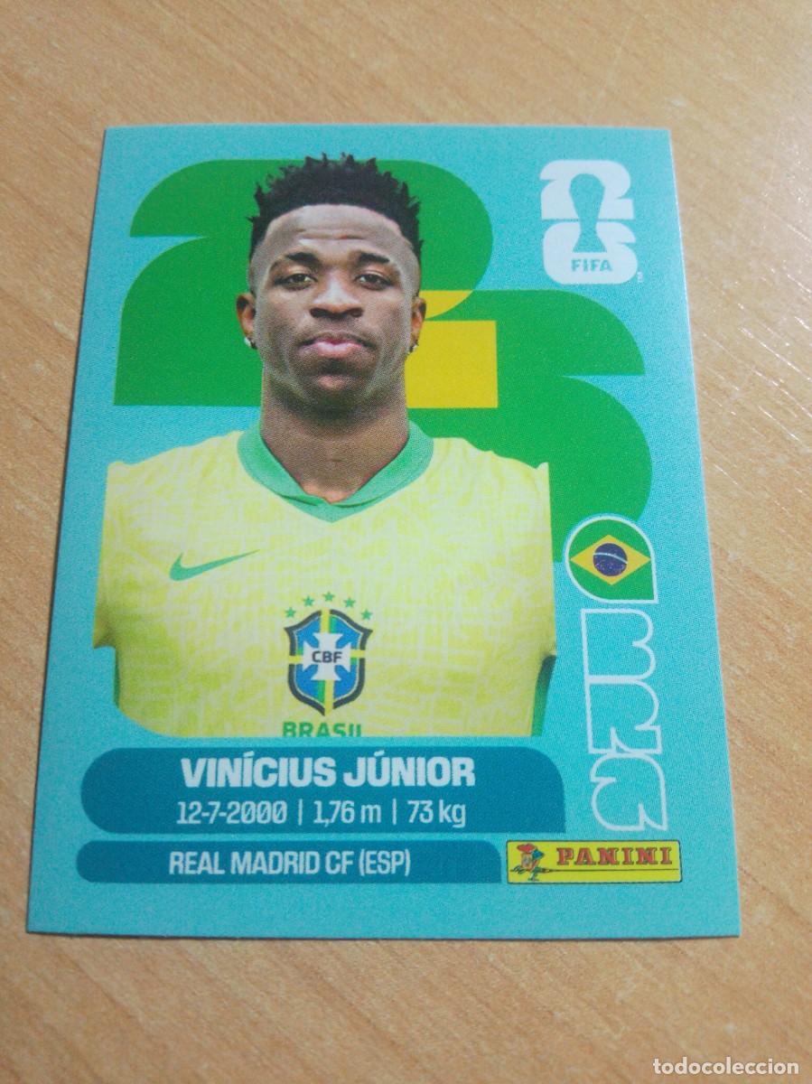 Cromos de Futebol: BRA 14 VINICIUS JUNIOR BRASIL MUNDIAL FIFA WORLD CUP 2026 26 PANINI STICKERS NUEVO