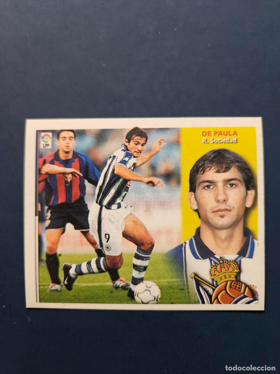 Football Stickers: DE PAULA REAL SOCIEDAD LIGA ESTE 02 03 2002 2003 SIN PEGAR NUNCA PEGADO