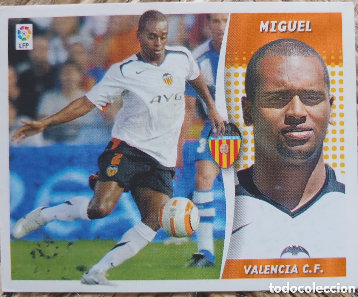 Fu&szlig;ball-Sticker: CROMO DE MIGUEL. VALENCIA CF