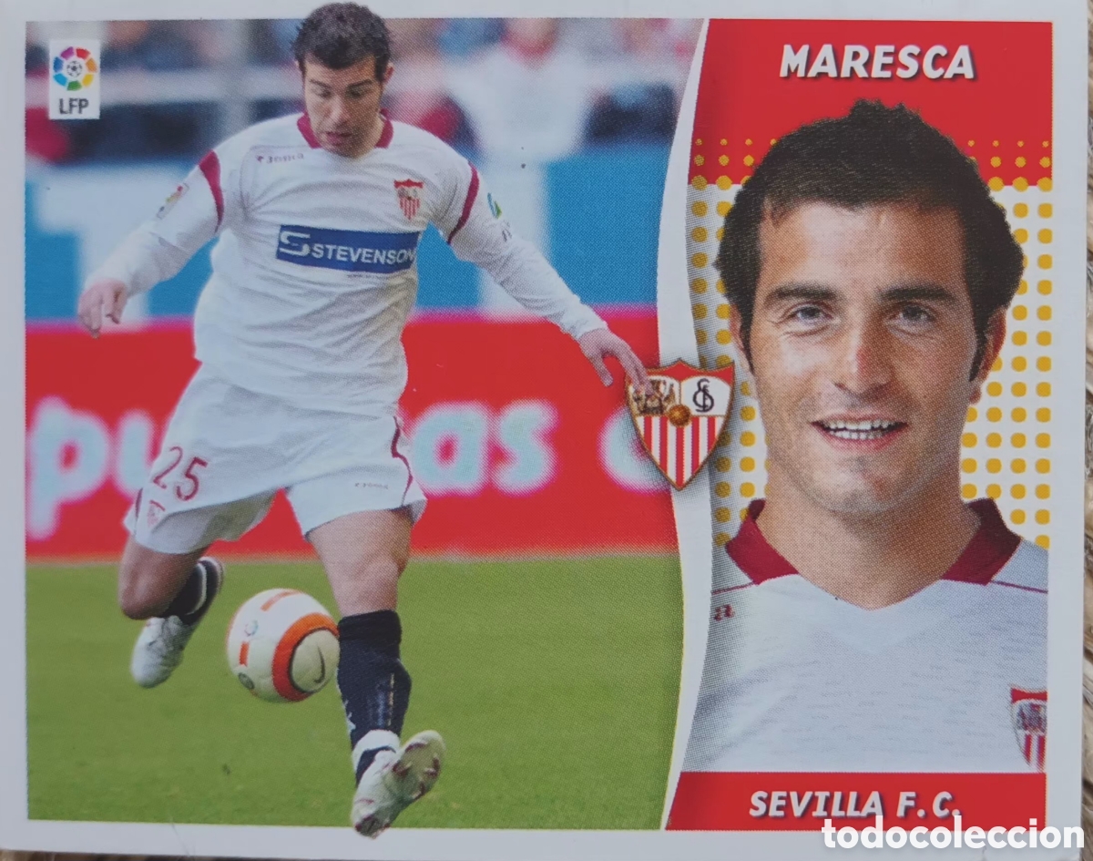Fu&szlig;ball-Sticker: CROMO DE MARESCA. SEVILLA FC