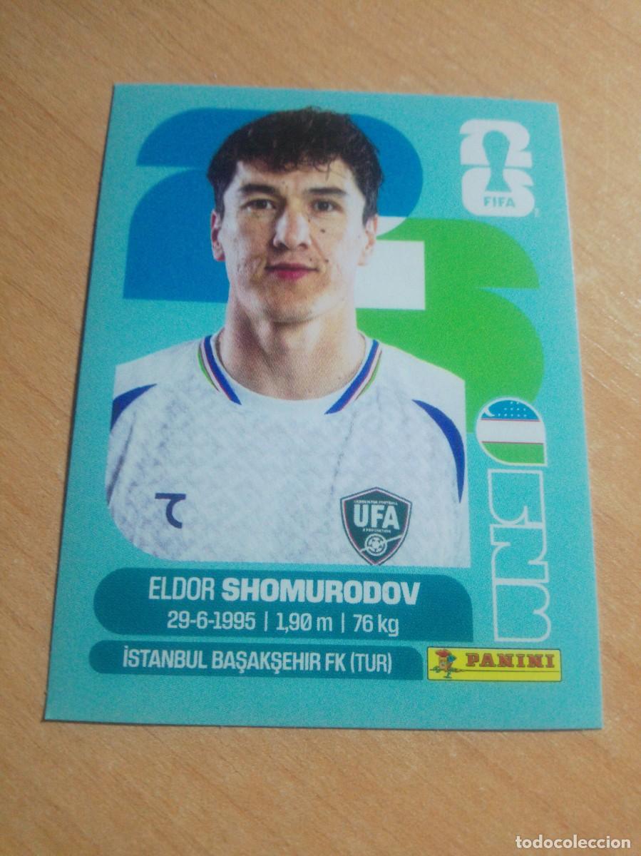 Fu&szlig;ball-Sticker: SHOMURDOV UZBEKISTAN UZB 16 MUNDIAL FIFA WORLD CUP 2026 26 PANINI STICKERS NUEVO