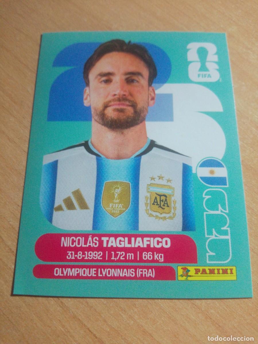 Fu&szlig;ball-Sticker: TAGLIAFICO ARGENTINA ARG 6 MUNDIAL FIFA WORLD CUP 2026 26 PANINI STICKERS NUEVO