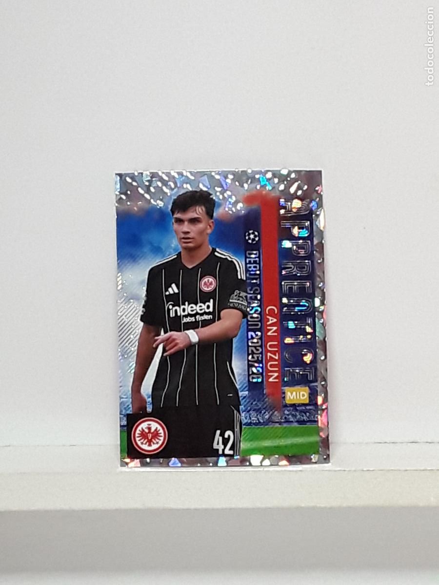 Cromos de f&uacute;tbol: CHAMPIONS STICKER 2025 2026 25 26 ALBUM TOPPS LEAGUE N 175 EINTRACHT FRANKFURT CAN UZUN