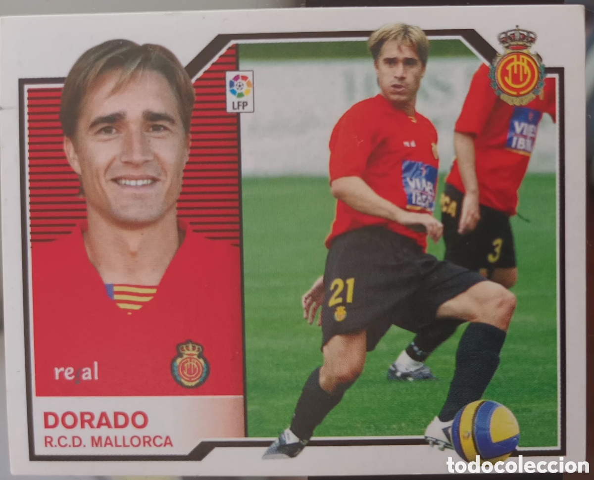 Cromos de f&uacute;tbol: CROMO DE DORADO. RCD MALLORCA
