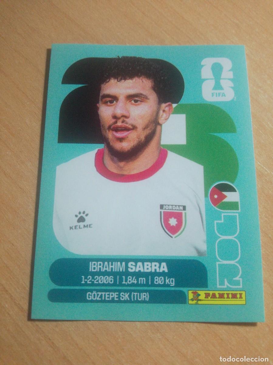 Cromos de f&uacute;tbol: JOR 20 IBRAHIM SABRA JORDANIA MUNDIAL FIFA WORLD CUP 2026 26 PANINI STICKERS NUEVO