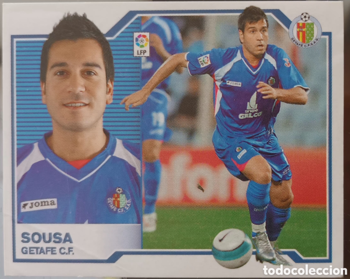 Cromos de f&uacute;tbol: CROMO DE SOUSA. GETAFE CF