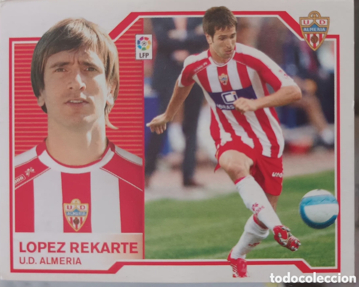 Cromos de f&uacute;tbol: CROMO LOPEZ REKARTE. UD ALMER&Iacute;A