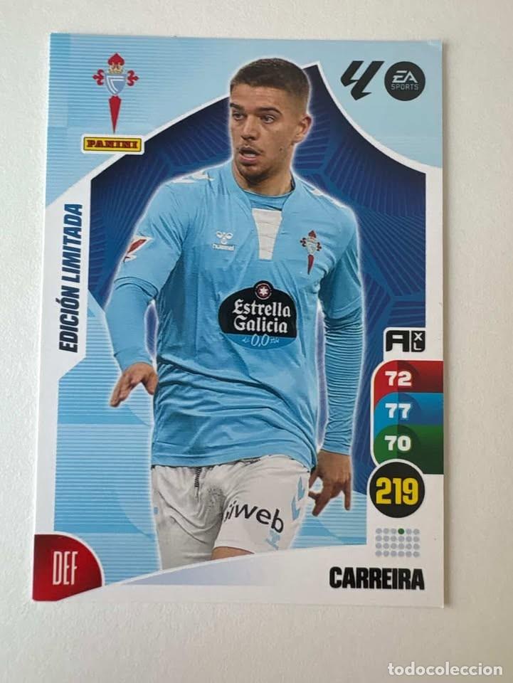 Cromos de f&uacute;tbol: Carreira Celta Las Moment Edici&oacute;n Limitada Adrenalyn 2024-25