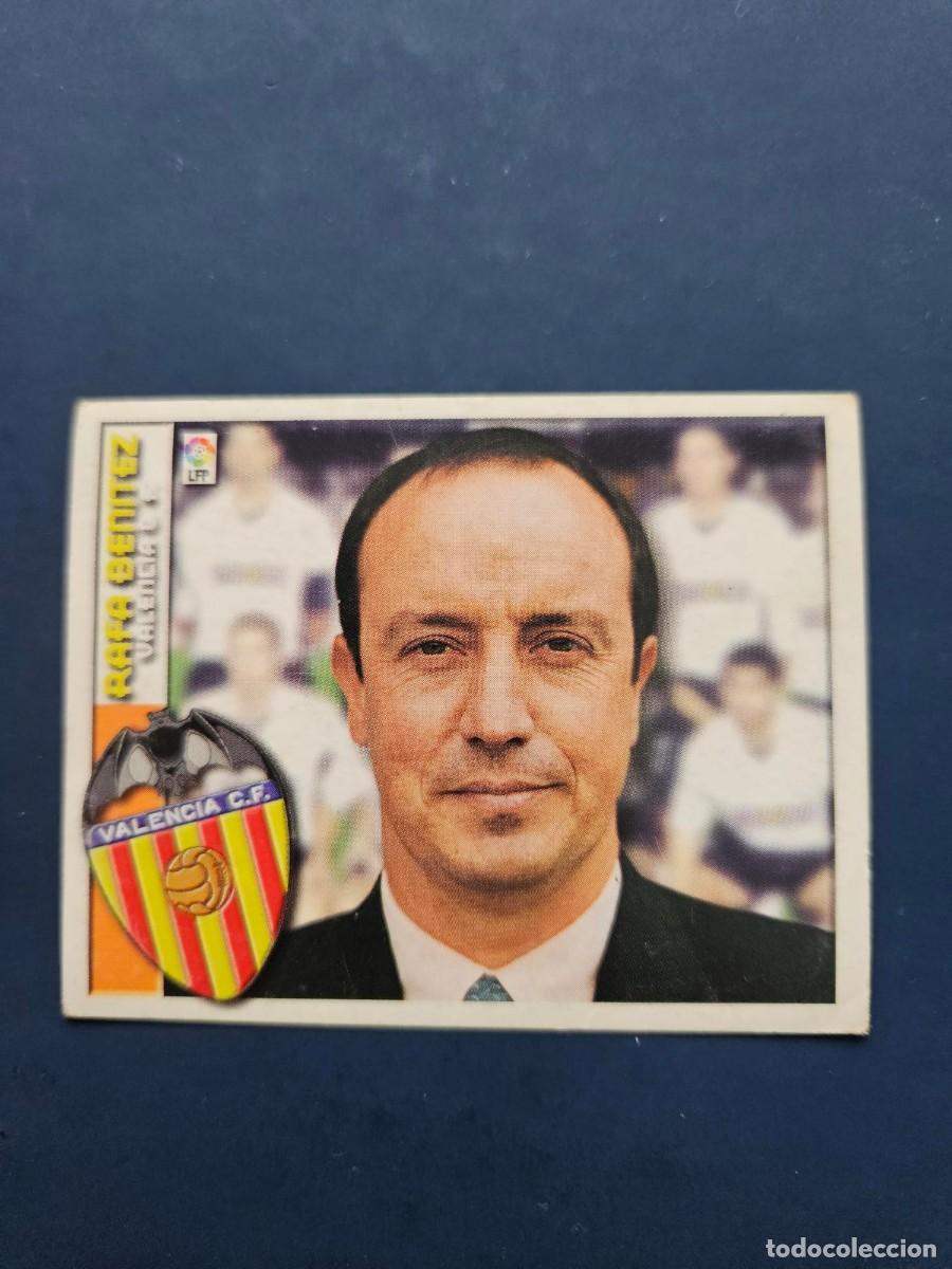 Fu&szlig;ball-Sticker: RAFA BENITEZ VALENCIA LIGA ESTE 02 03 2002 2003 SIN PEGAR NUNCA PEGADO