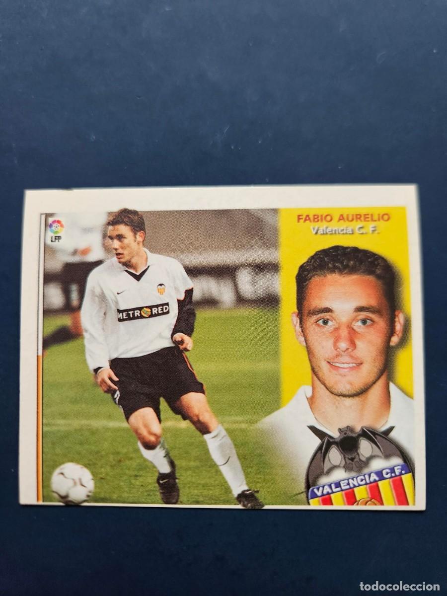 Fu&szlig;ball-Sticker: FABIO AURELIO VALENCIA LIGA ESTE 02 03 2002 2003 SIN PEGAR NUNCA PEGADO