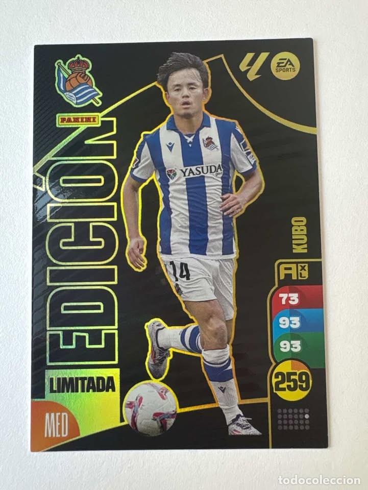 Fu&szlig;ball-Sticker: Kubo Real Sociedad Edici&oacute;n Limitada Adrenalyn 2024-25
