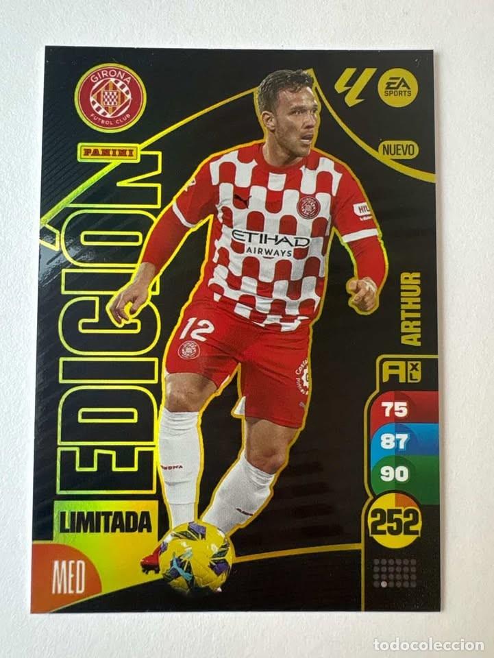 Cromos de f&uacute;tbol: Arthur Girona Edici&oacute;n Limitada Adrenalyn 2024-25