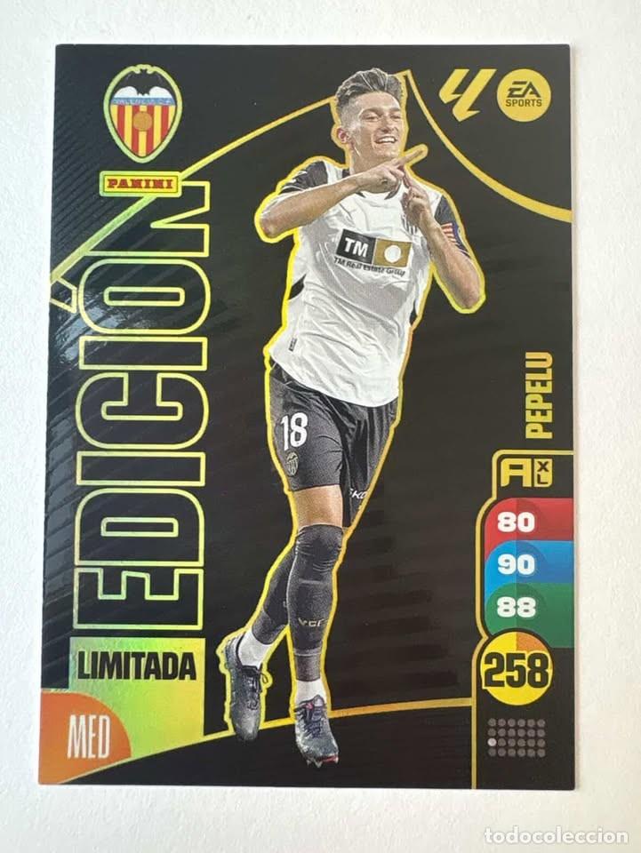 Cromos de f&uacute;tbol: Pepelu Valencia Edici&oacute;n Limitada Adrenalyn 2024-25