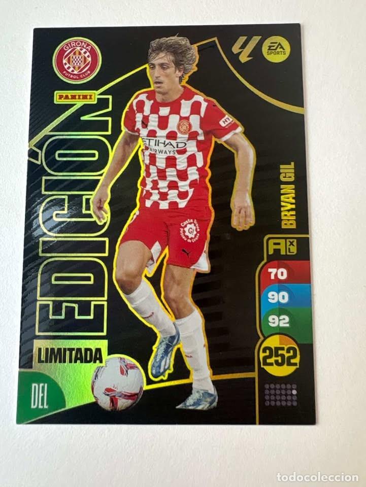 Cromos de f&uacute;tbol: Bryan Gil Girona Edici&oacute;n Limitada Adrenalyn 2024-25