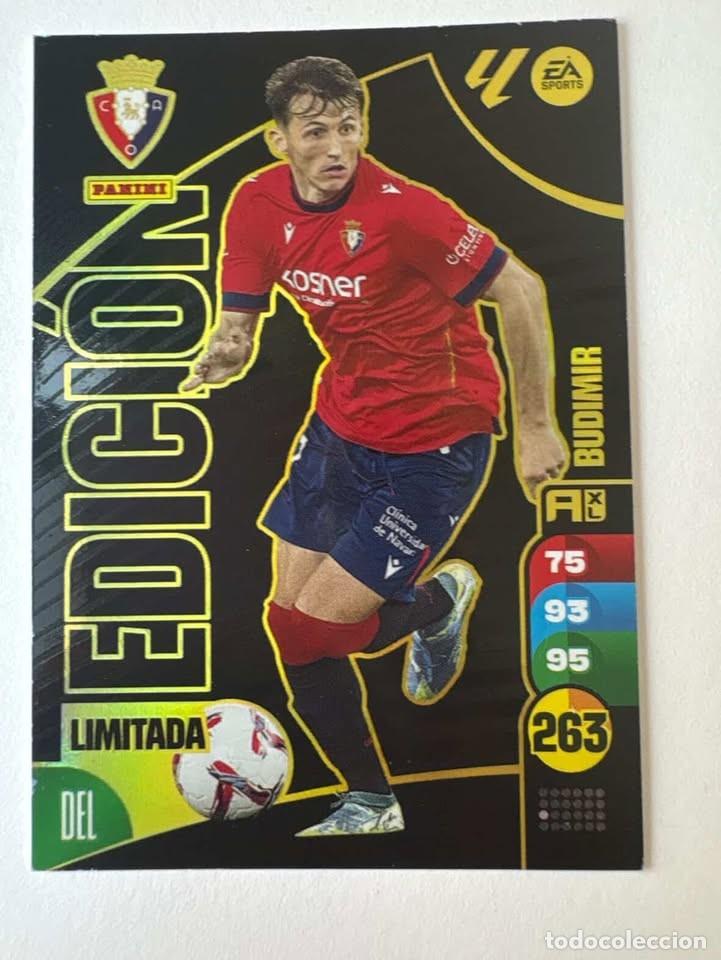 Cromos de f&uacute;tbol: Budimir Osasuna Edici&oacute;n Limitada Adrenalyn 2024-25