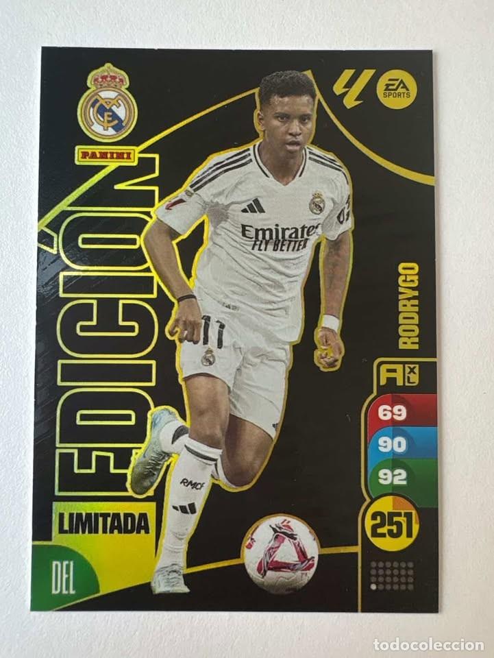 Cromos de f&uacute;tbol: Rodrygo Goes Real Madrid Edici&oacute;n Limitada Adrenalyn 2024-25