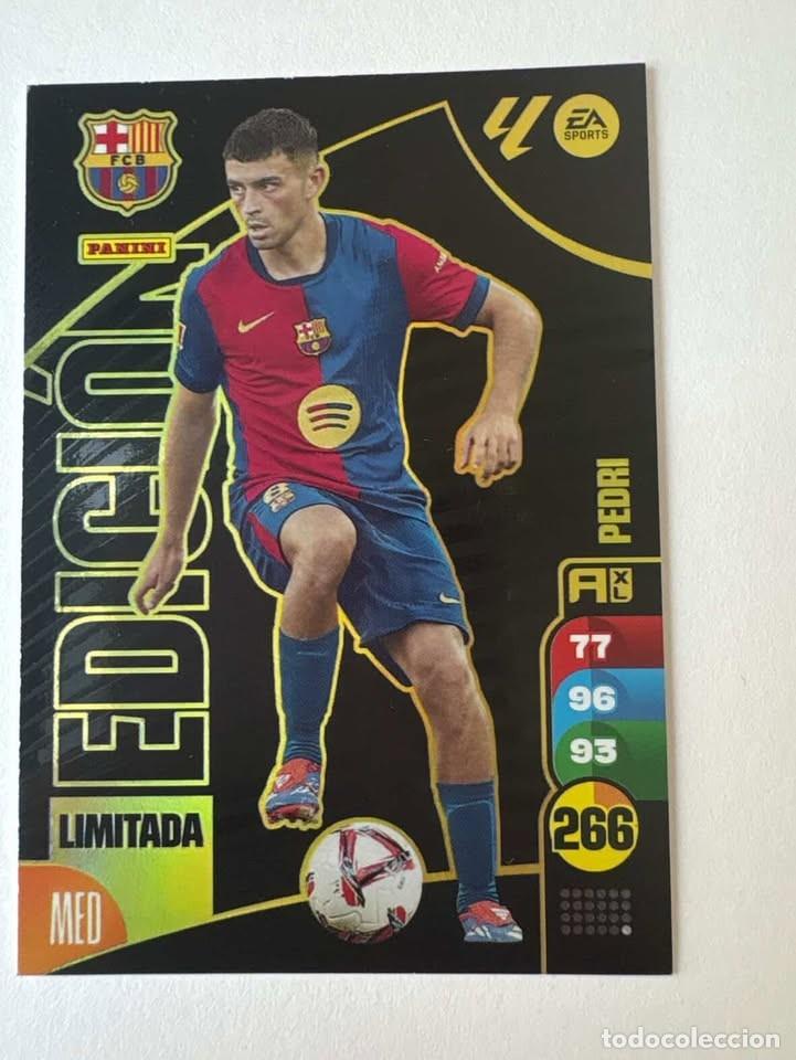 Cromos de f&uacute;tbol: Pedri Bar&ccedil;a Barcelona Edici&oacute;n Limitada Adrenalyn 2024-25
