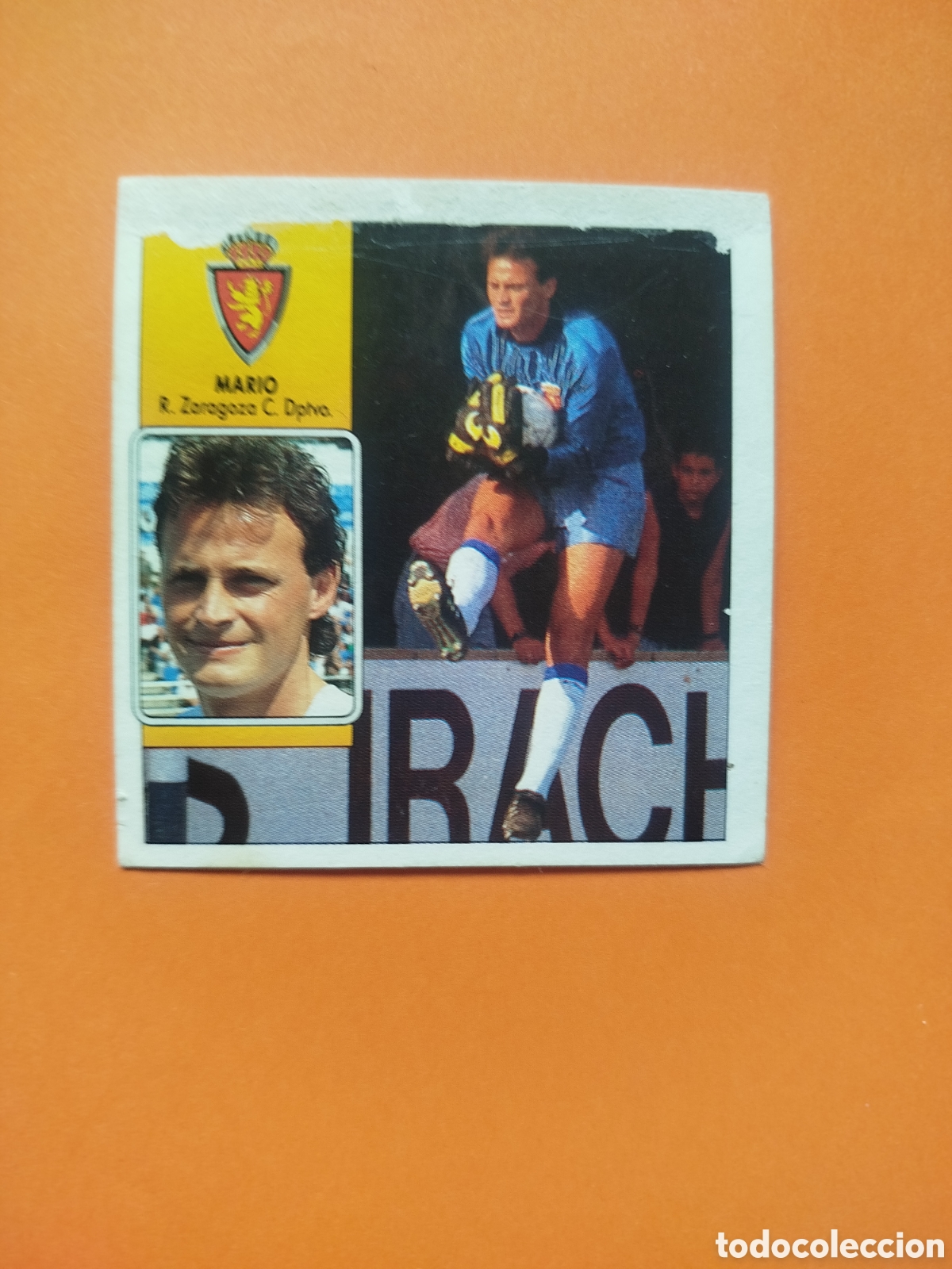 Cromos de f&uacute;tbol: MARIO BAJA ZARAGOZA LIGA ESTE 92-93-RECUPERADO-REGULAR ESTADO