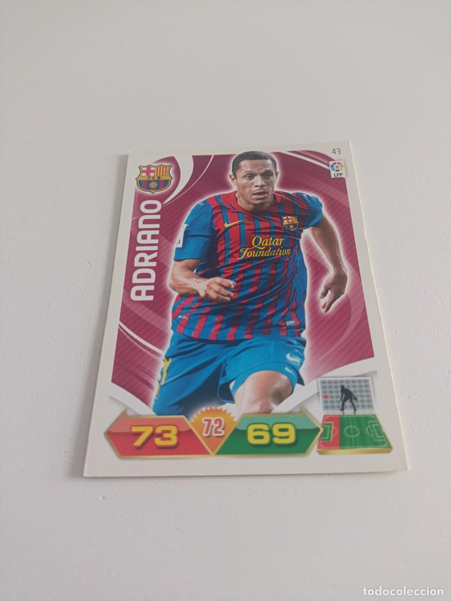 Cromos de f&uacute;tbol: Adrenalyn 2011/12 Adriano Barcelona