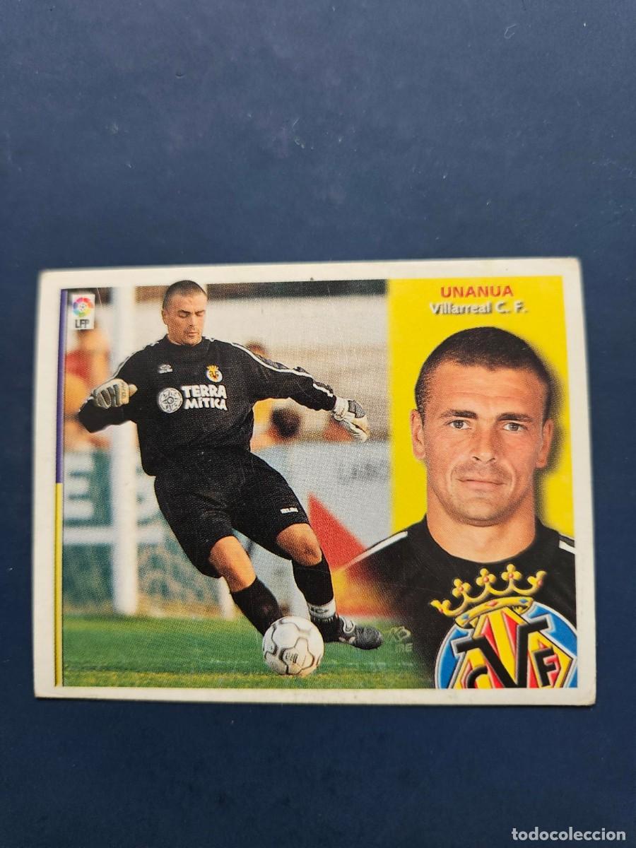 Cromos de f&uacute;tbol: UNANUA VILLARREAL LIGA ESTE 02 03 2002 2003 SIN PEGAR NUNCA PEGADO