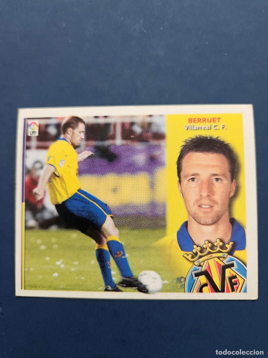 Cromos de f&uacute;tbol: BERRUET VILLARREAL LIGA ESTE 02 03 2002 2003 SIN PEGAR NUNCA PEGADO