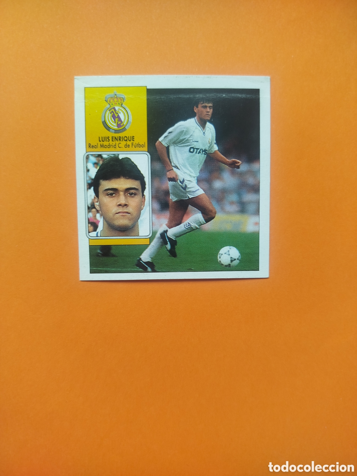 Cromos de Futebol: LUIS ENRIQUE REAL MADRID LIGA ESTE 92-93-DESPEGADO LEVE