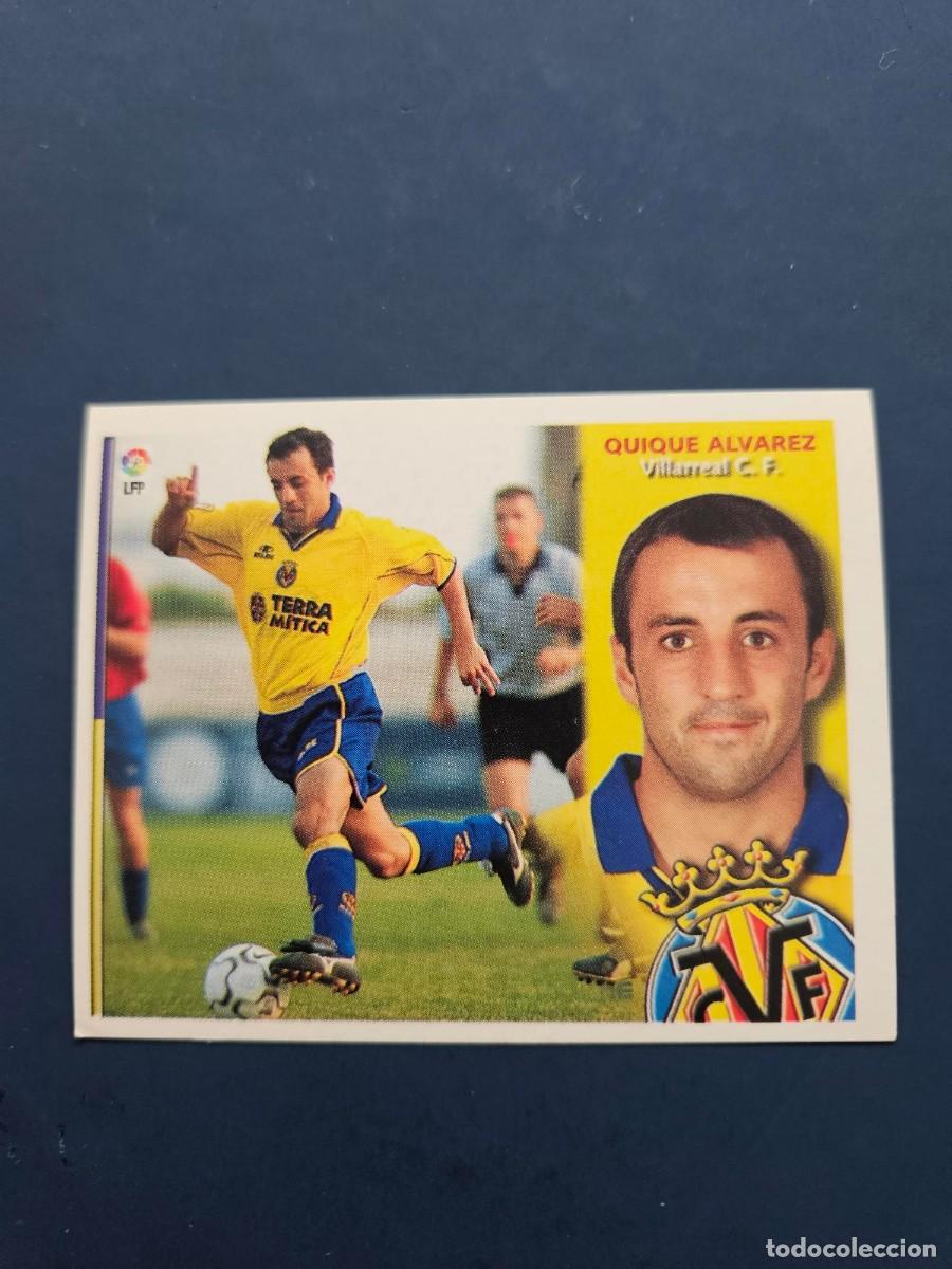 Cromos de f&uacute;tbol: QUIQUE ALVAREZ VILLARREAL LIGA ESTE 02 03 2002 2003 SIN PEGAR NUNCA PEGADO