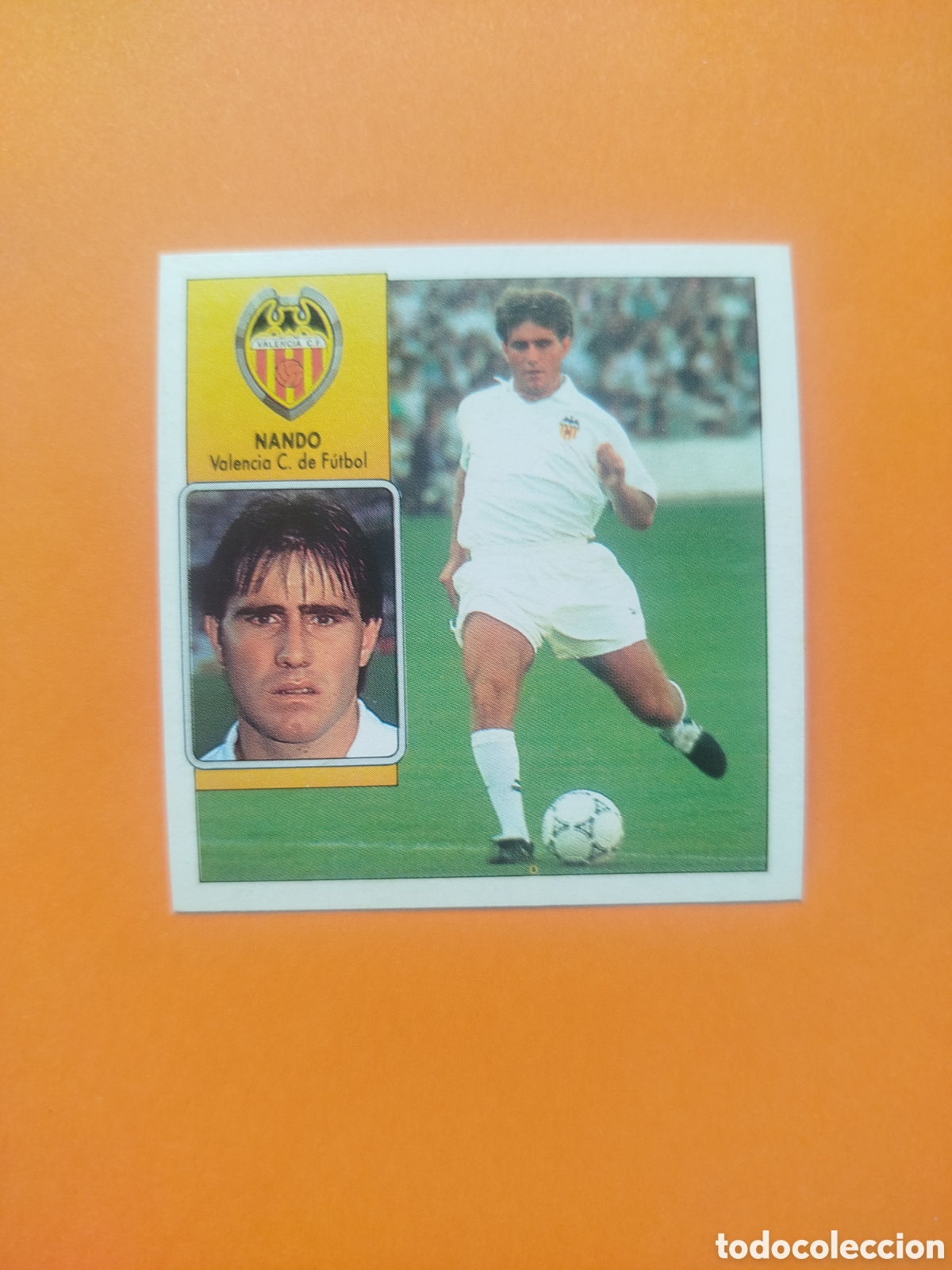 Figurine di Calcio: NANDO BAJA VALENCIA LIGA ESTE 92-93 COMO NUEVO