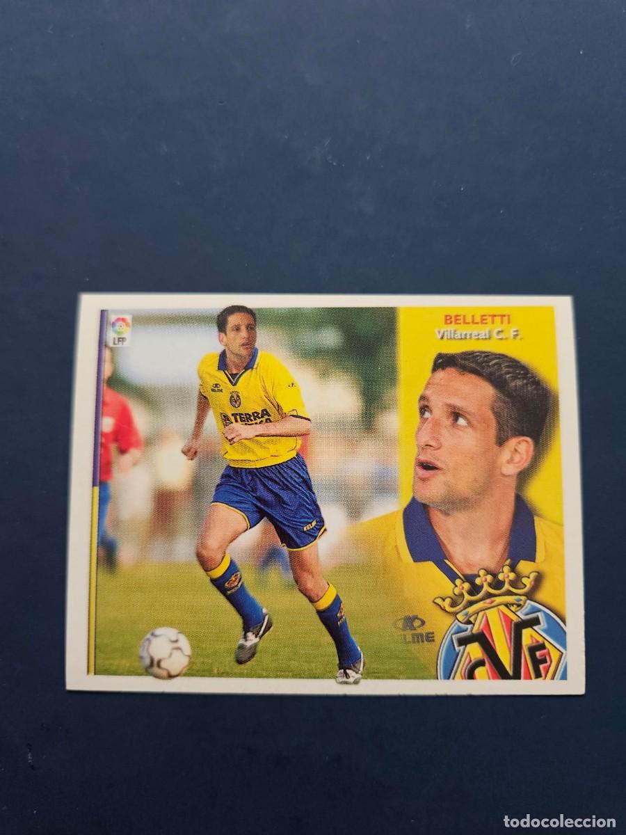 Figurine di Calcio: FICHAJE 12 BELLETTI VILLARREAL LIGA ESTE 02 03 2002 2003 SIN PEGAR NUNCA PEGADO