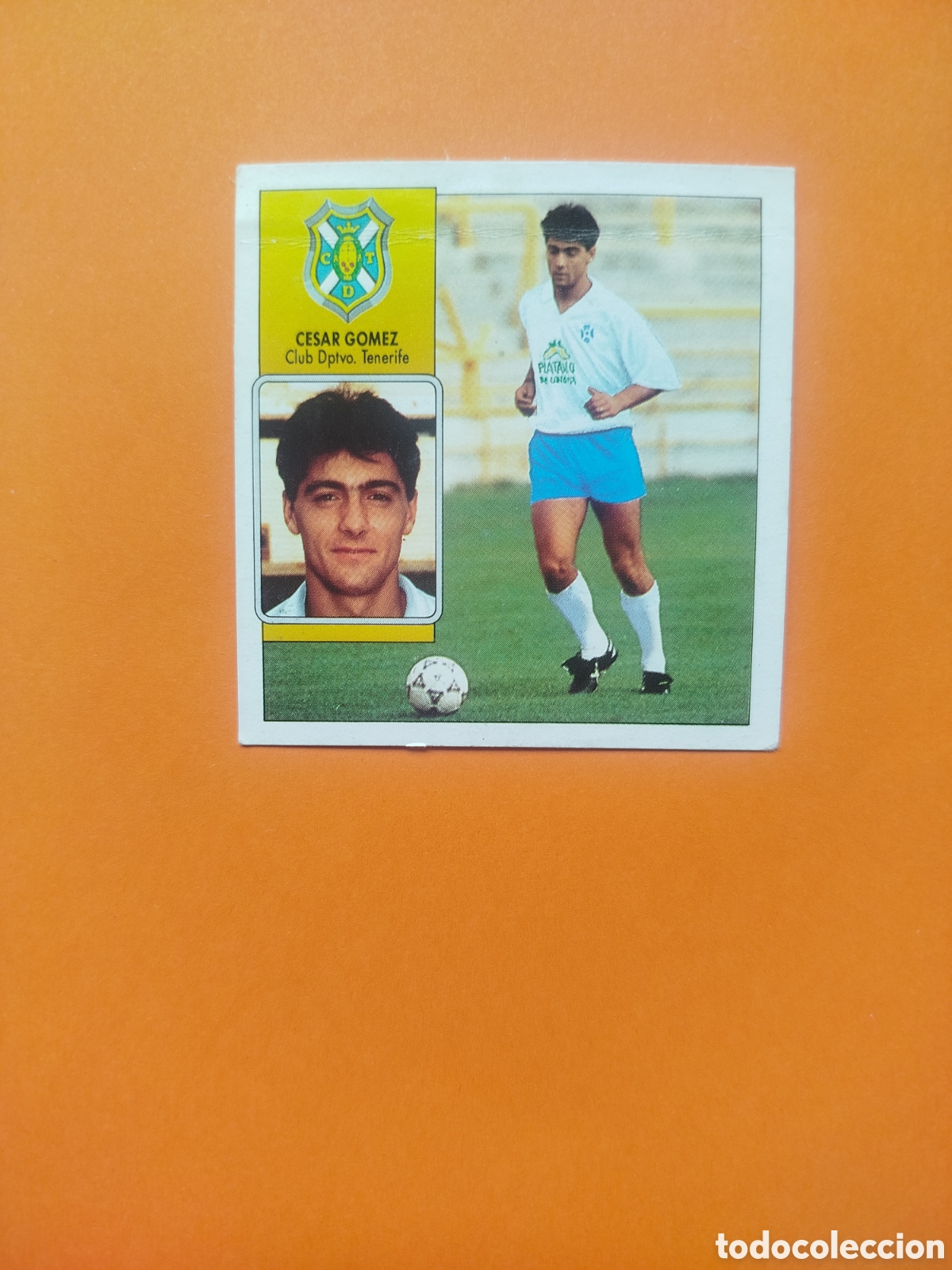 Figurine di Calcio: CESAR GOMEZ COLOCA TENERIFE LIGA ESTE 92-93 DESPEGADO
