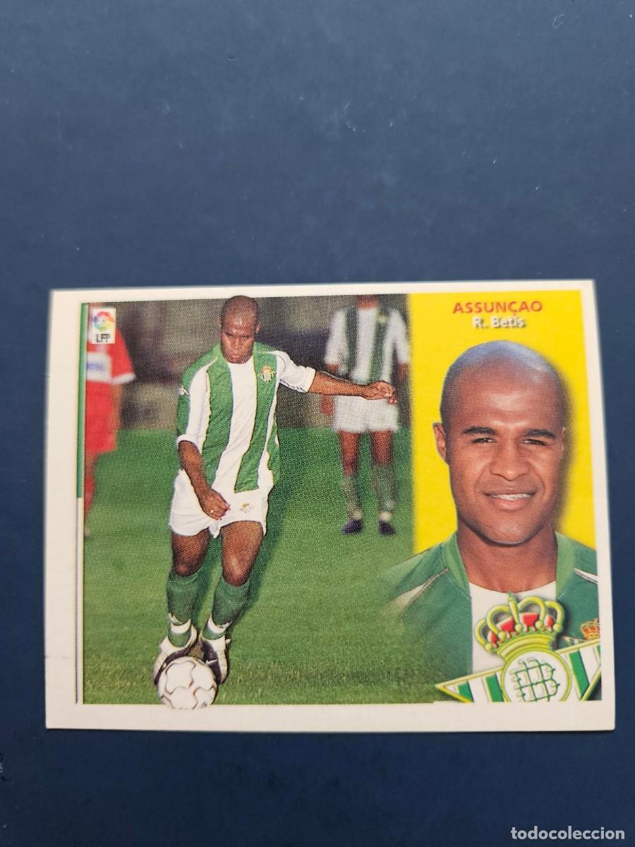Figurine di Calcio: FICHAJE 18 ASSUN&Ccedil;AO BETIS LIGA ESTE 02 03 2002 2003 SIN PEGAR NUNCA PEGADO