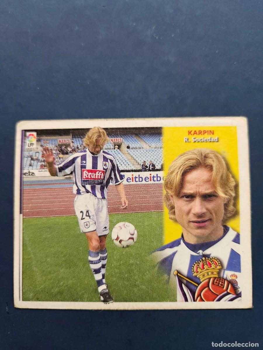 Cromos de f&uacute;tbol: *FICHAJE 27 KARPIN REAL SOCIEDAD LIGA ESTE 02 03 2002 2003 SIN PEGAR NUNCA PEGADO SOBADO
