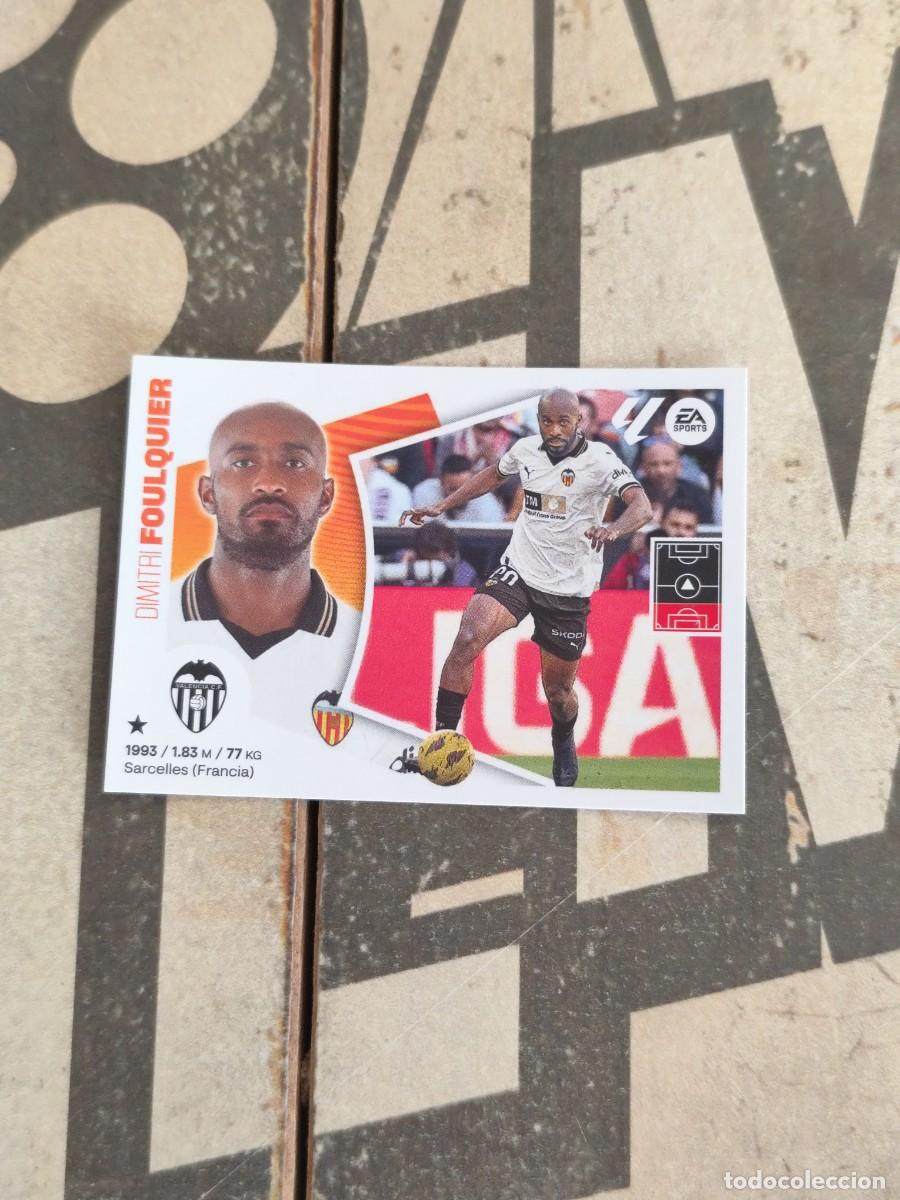 Cromos de f&uacute;tbol: Foulquier N&deg; 5 Valencia Liga Este 24/25 sin pegar