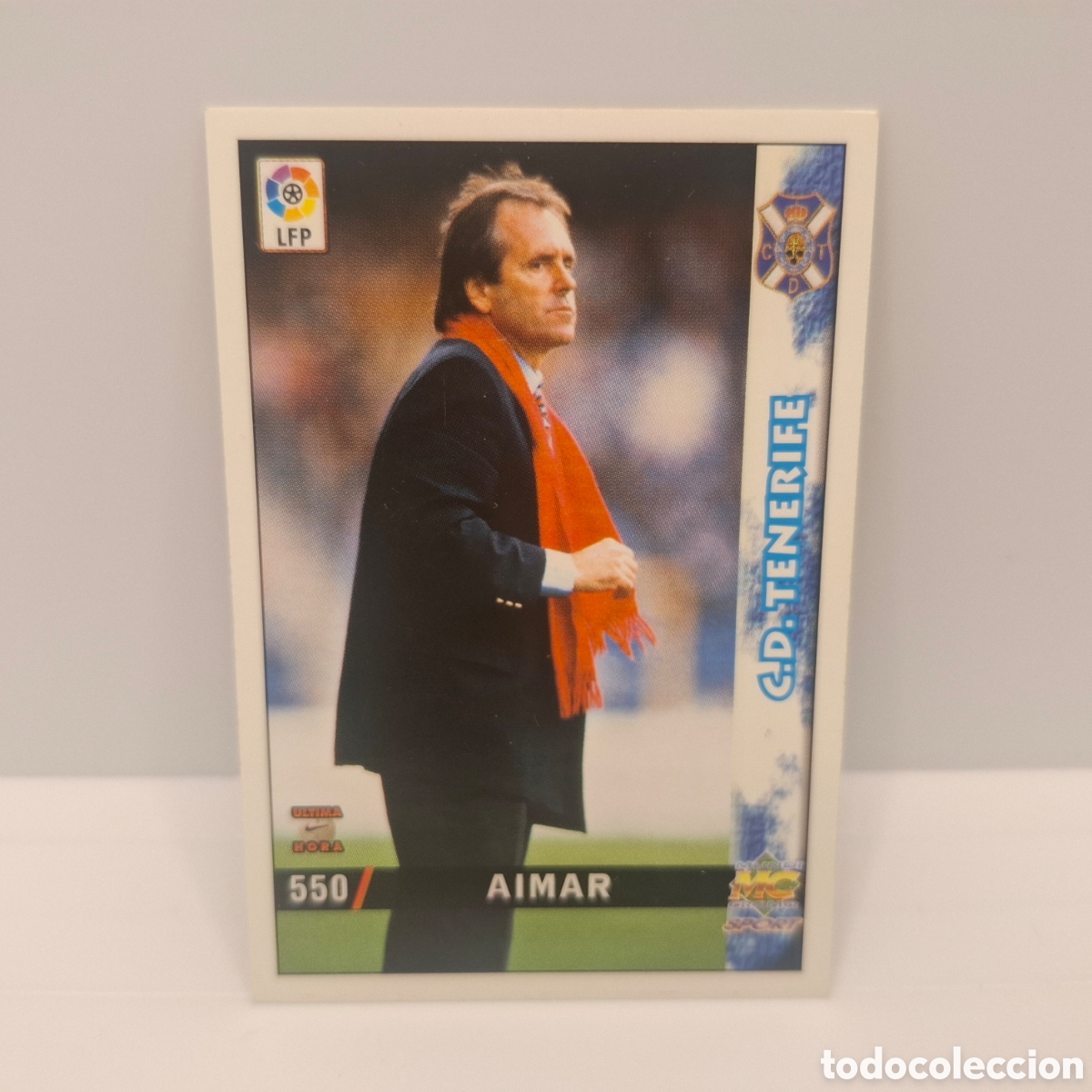 Cromos de f&uacute;tbol: Tenerife -N&ordm; 550 Aimar Entrenador -&Uacute;ltima Hora -Mundicromo Las Fichas de la Liga 1998-1999-98-99