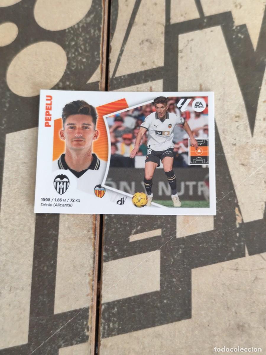 Cromos de f&uacute;tbol: Pepelu N&deg; 12 Valencia Liga Este 24/25 sin pegar