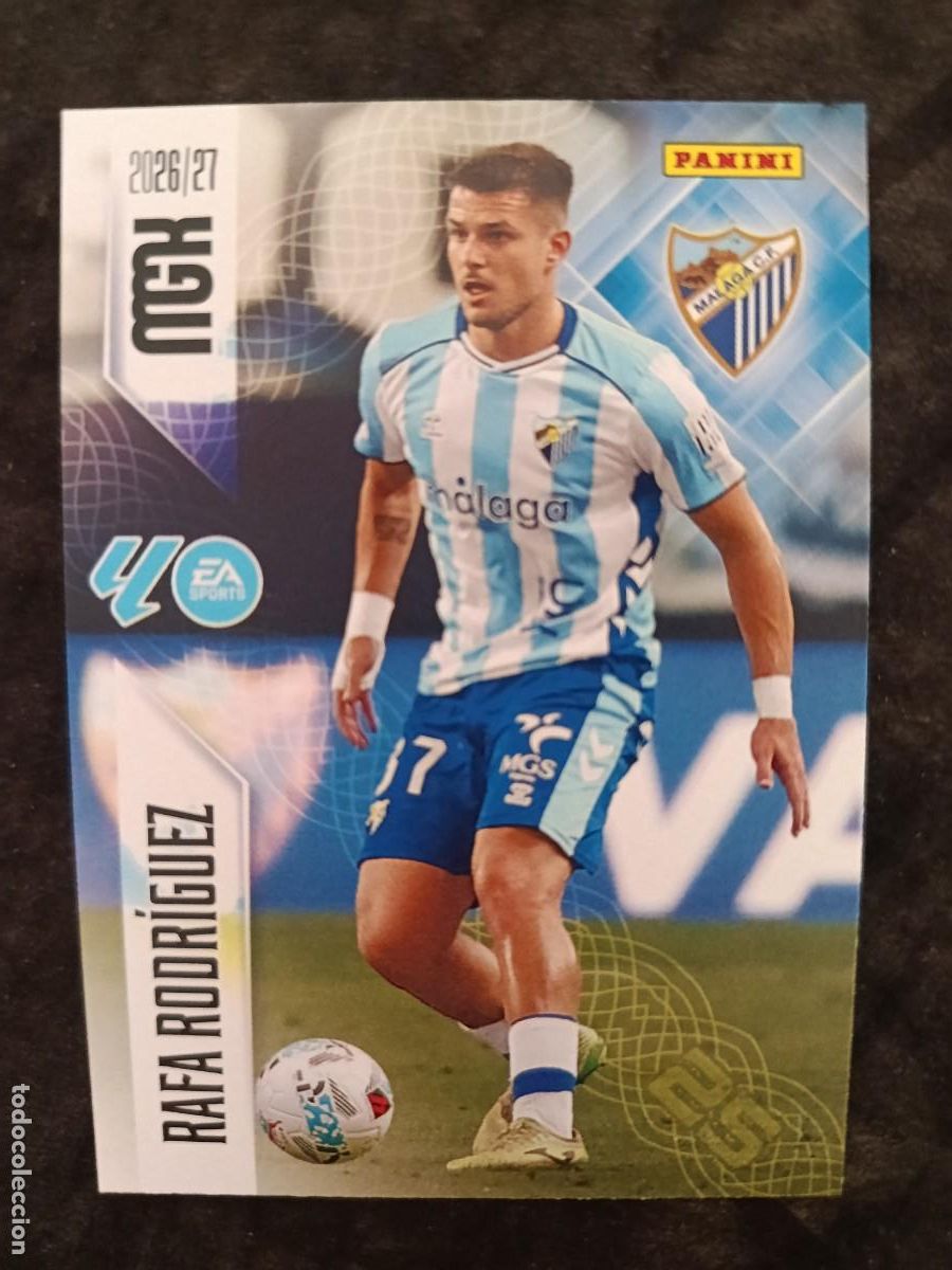 Cartes &agrave; collectionner de Football: MGK 2026/27 MEGACRACKS PANINI. #246 RAFA RODR&Iacute;GUEZ. MALAGA CF.