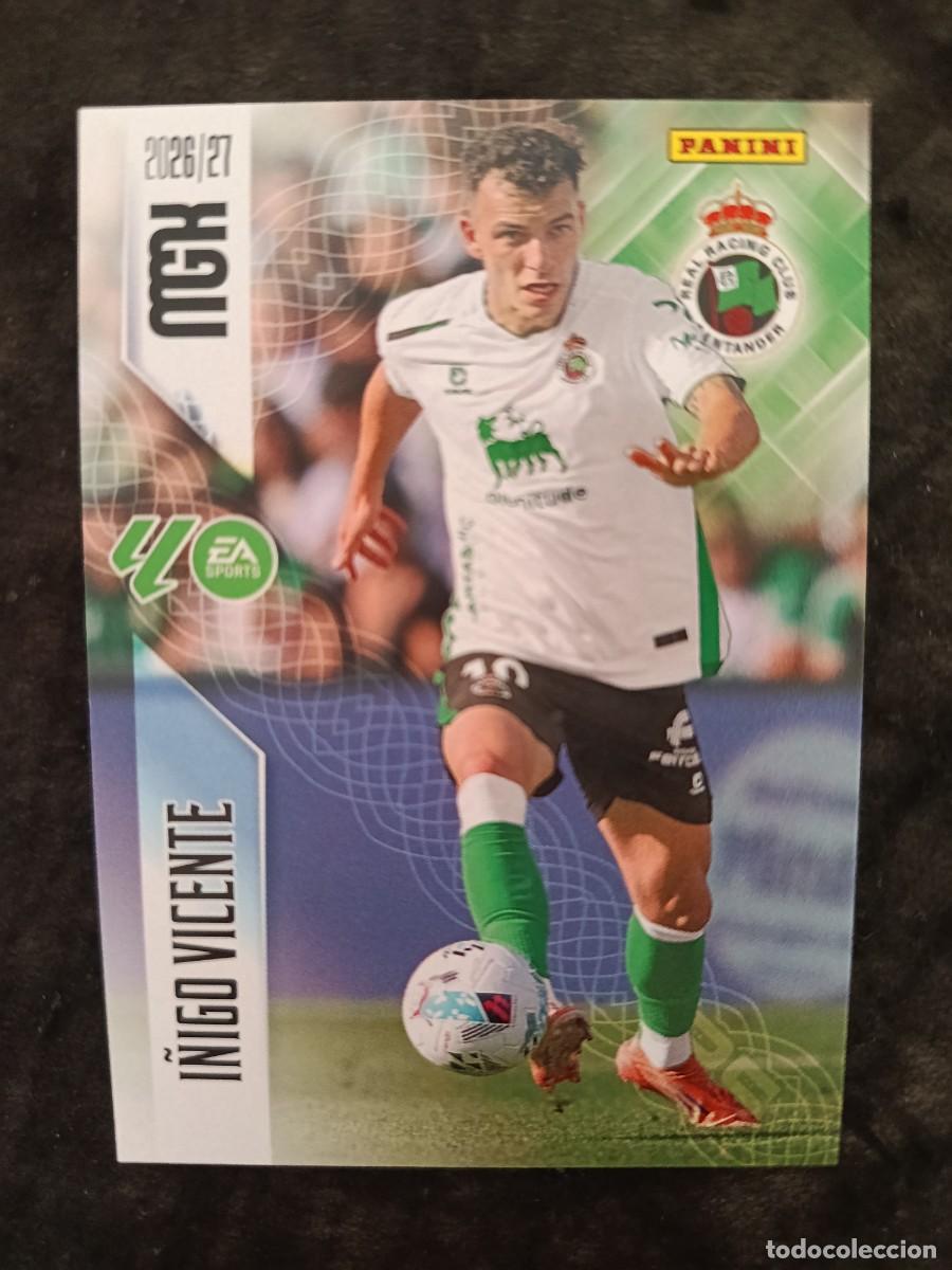 Cromos de f&uacute;tbol: MGK 2026/27 MEGACRACKS PANINI. #288 I&Ntilde;IGO VICENTE. RACING DE SANTANDER.