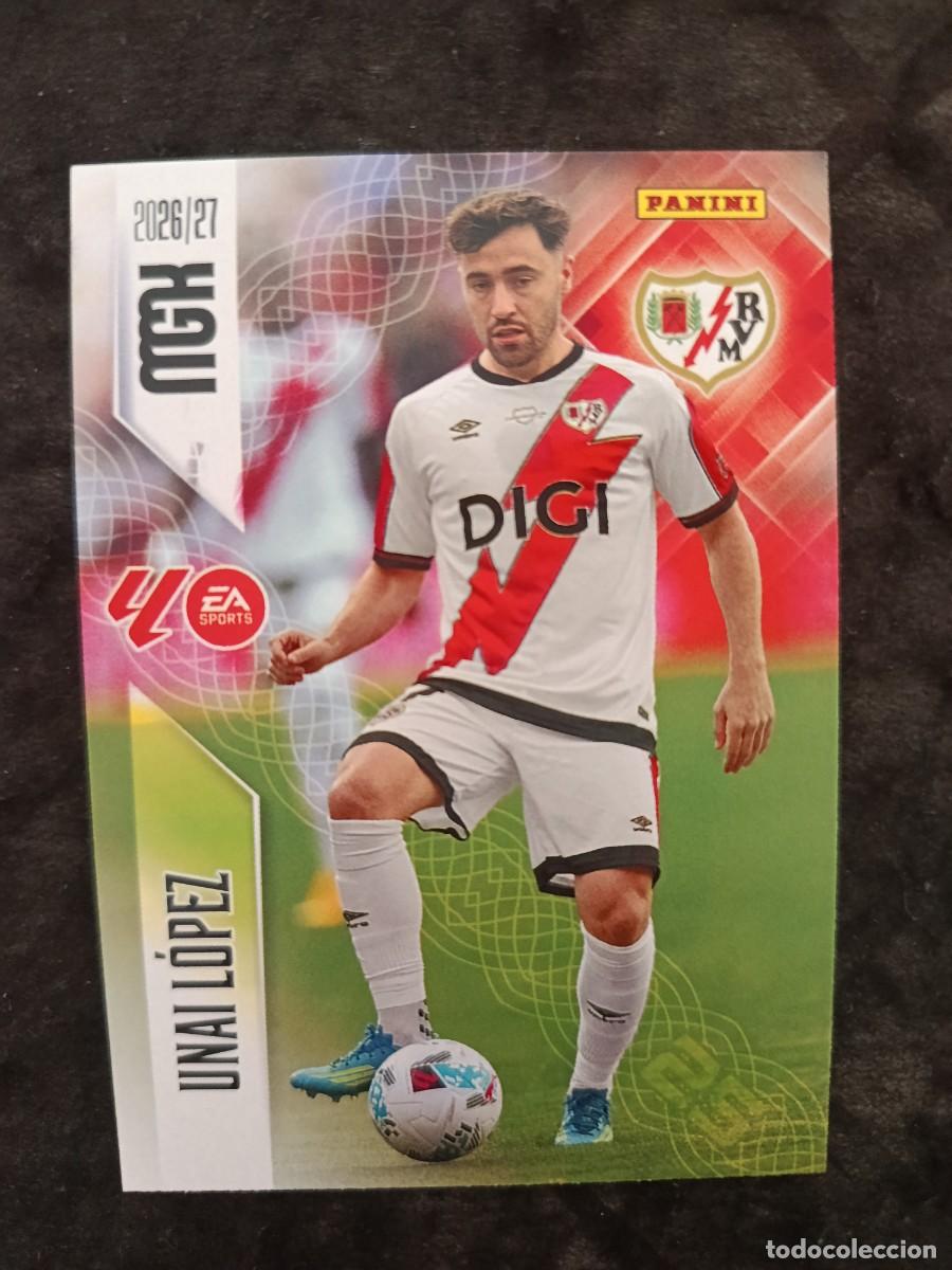 Cromos de Futebol: MGK 2026/27 MEGACRACKS PANINI. #301 UNAI L&Oacute;PEZ. RAYO VALLECANO.