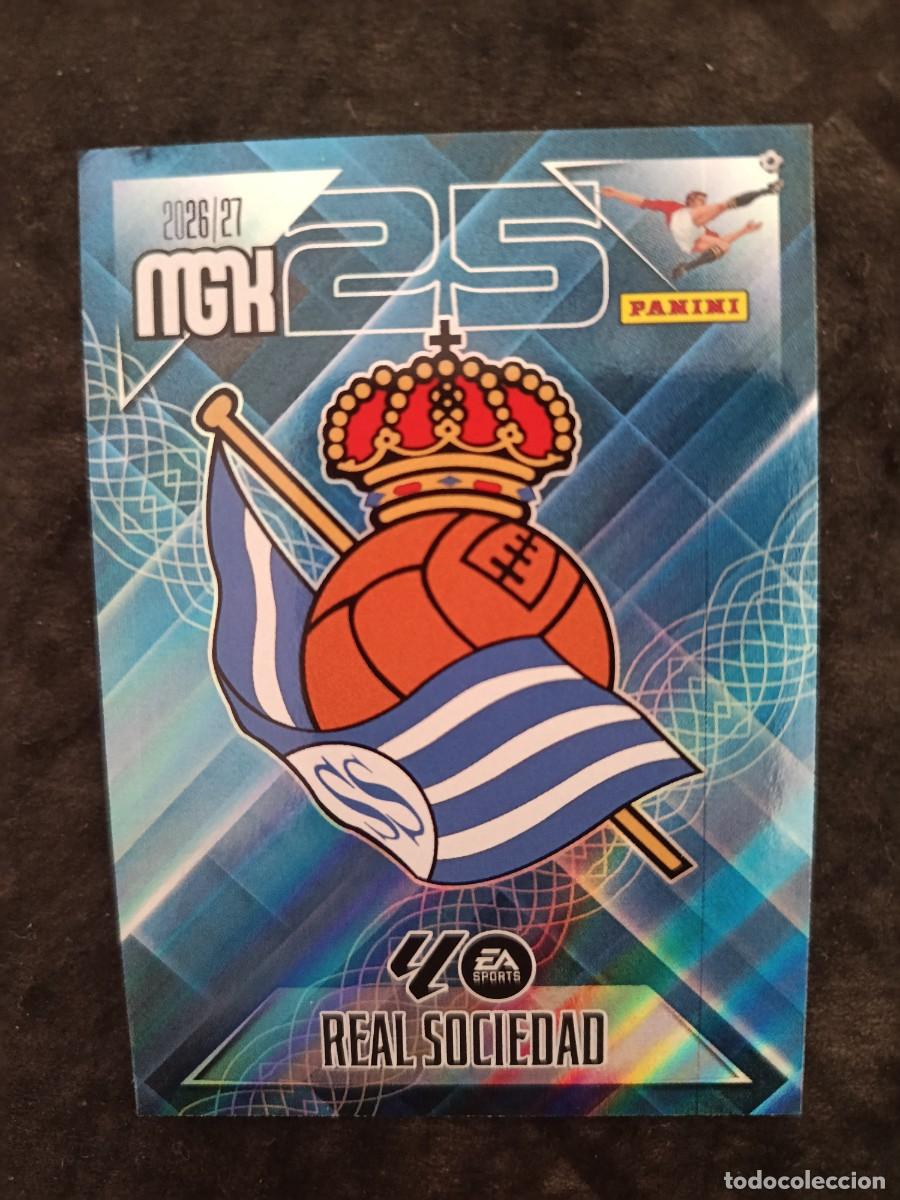 Cromos de f&uacute;tbol: MGK 2026/27 MEGACRACKS PANINI. #307 ESCUDO R.SOCIEDAD.
