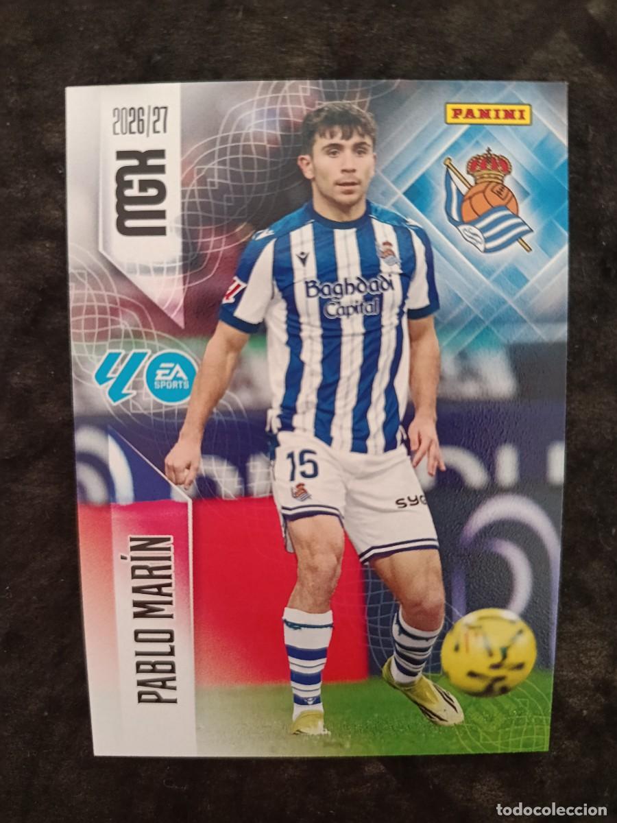 Cromos de Futebol: MGK 2026/27 MEGACRACKS PANINI. #317 PABLO MAR&Iacute;N. R.SOCIEDAD.