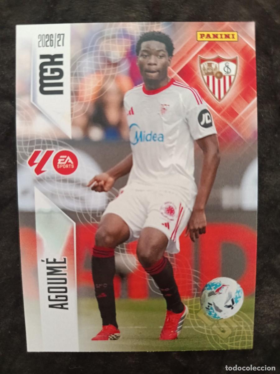 Figurine di Calcio: MGK 2026/27 MEGACRACKS PANINI. #335 AGOUM&Eacute;. SEVILLA FC.