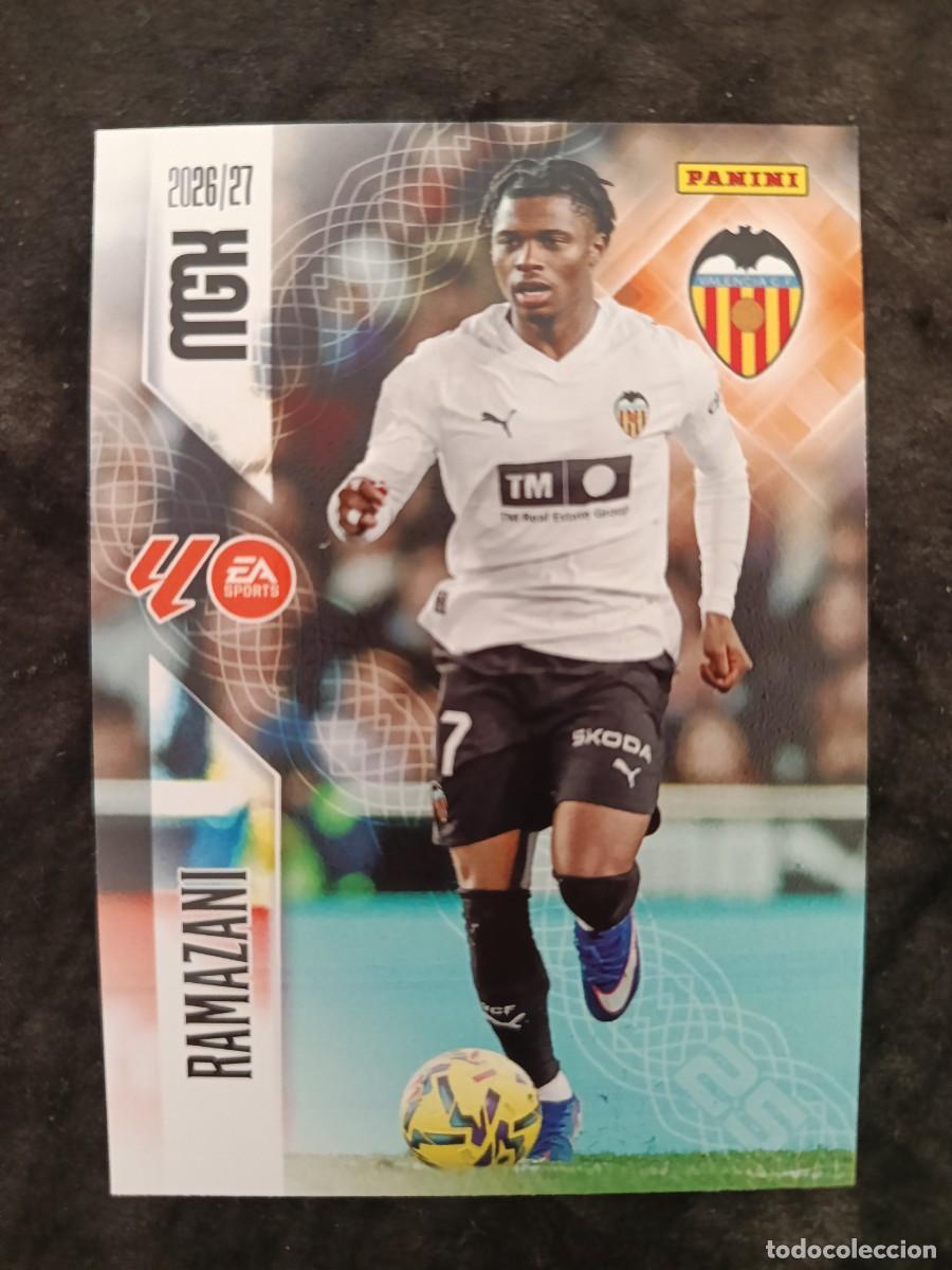 Cromos de f&uacute;tbol: MGK 2026/27 MEGACRACKS PANINI. #357 RAMAZANI. VALENCIA C.F.