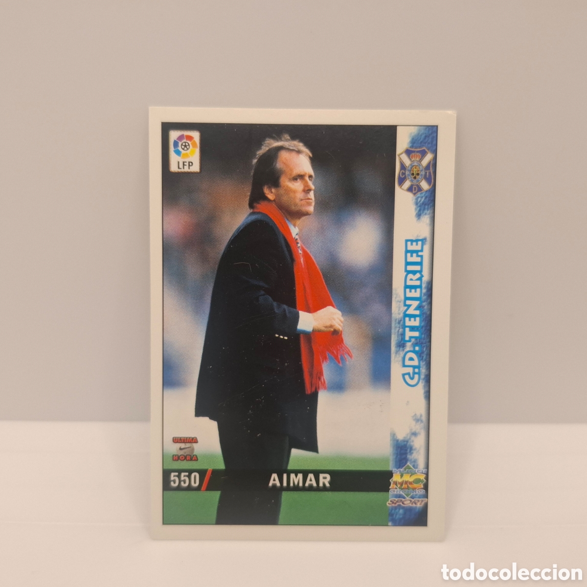 Cromos de f&uacute;tbol: Tenerife -N&ordm; 550 Aimar Entrenador -&Uacute;ltima Hora -Mundicromo Las Fichas de la Liga 1998-1999-98-99