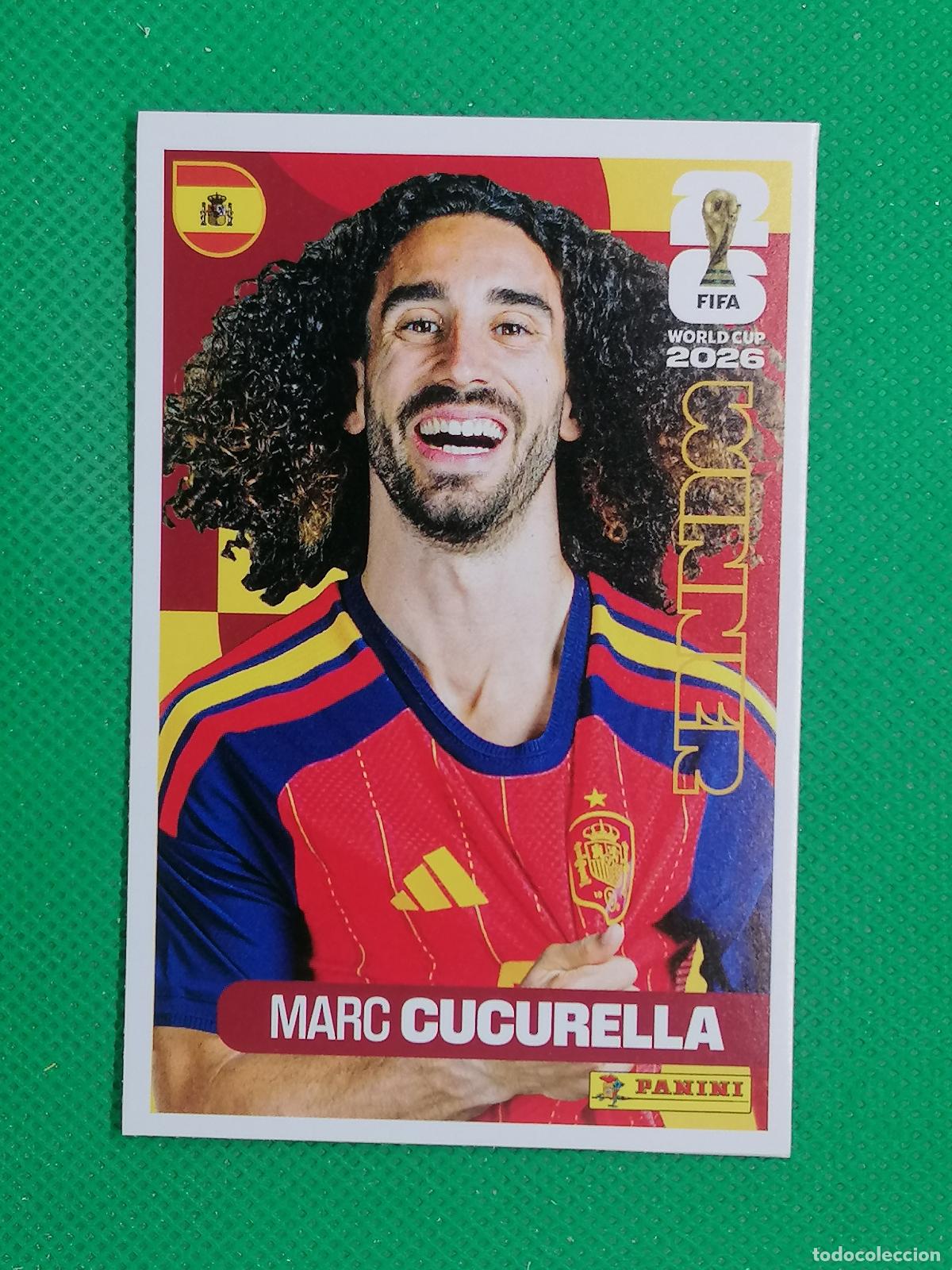 Cromos de f&uacute;tbol: 25 MARC CUCURELLA ESPA&Ntilde;A WINNER POSTER ⚽ PANINI FIFA MUNDIAL WORLD CUP 26 2026 STICKER ⚽