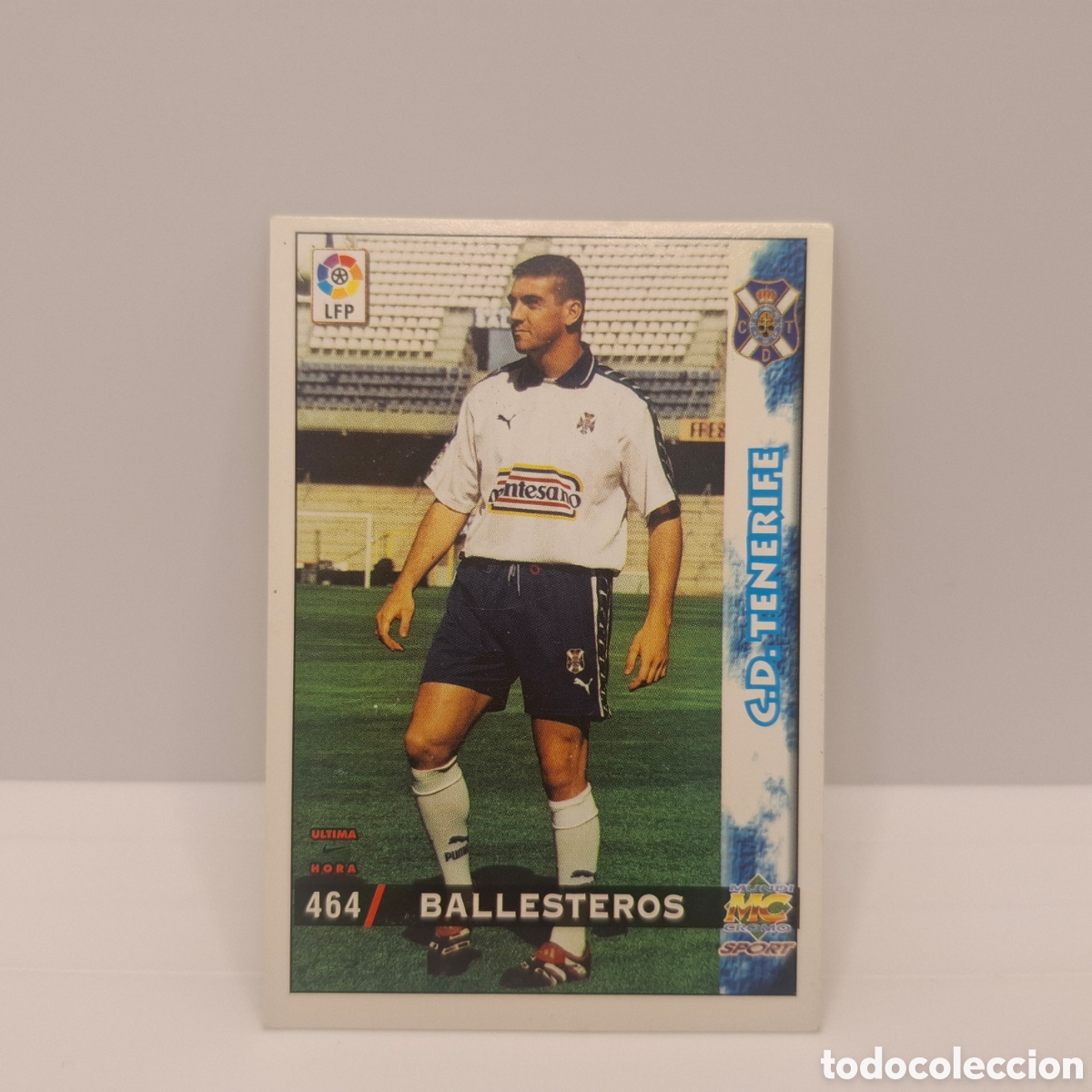 Cromos de Futebol: Tenerife - N&ordm; 464 Ballesteros- Ultima hora - Mundicromo Las Fichas de la Liga 1998-1999-98-99