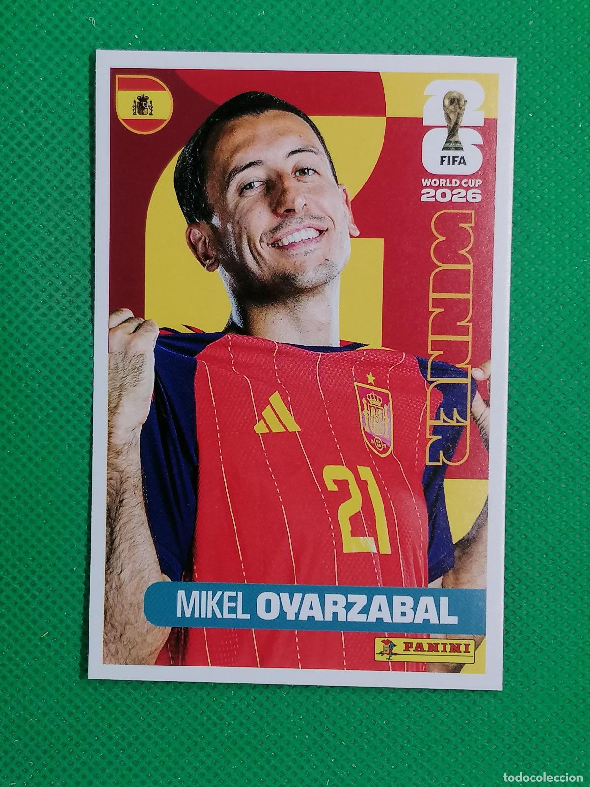 Cromos de Futebol: 22 MIKEL OYARZABAL ESPA&Ntilde;A WINNER POSTER ⚽ PANINI FIFA MUNDIAL WORLD CUP 26 2026 STICKER ⚽
