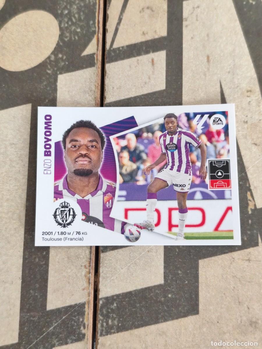 Cromos de f&uacute;tbol: Boyomo N 8 Valladolid Liga Este 24/25 sin pegar