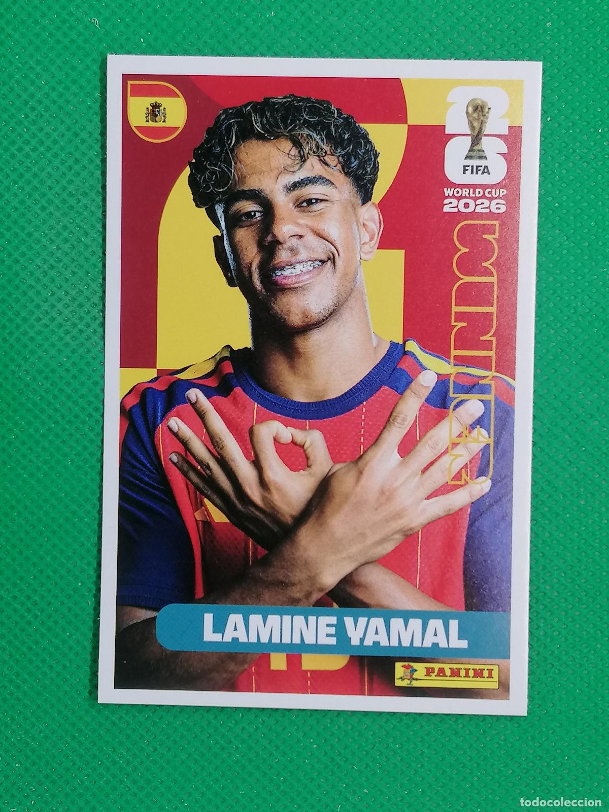 Cromos de f&uacute;tbol: 20 LAMINE YAMAL ESPA&Ntilde;A WINNER POSTER ⚽ PANINI FIFA MUNDIAL WORLD CUP 26 2026 STICKER ⚽